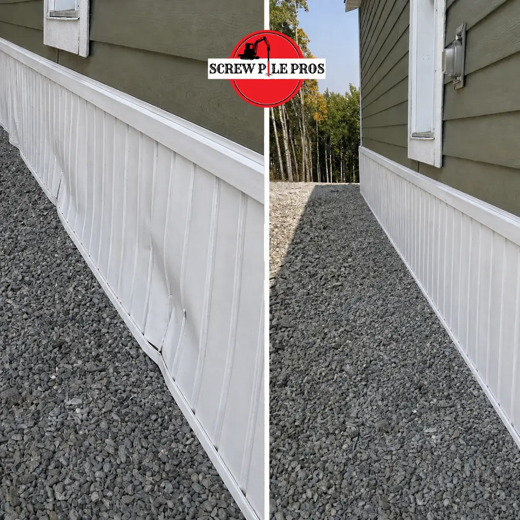 Mobile Home Levelling in Alberta